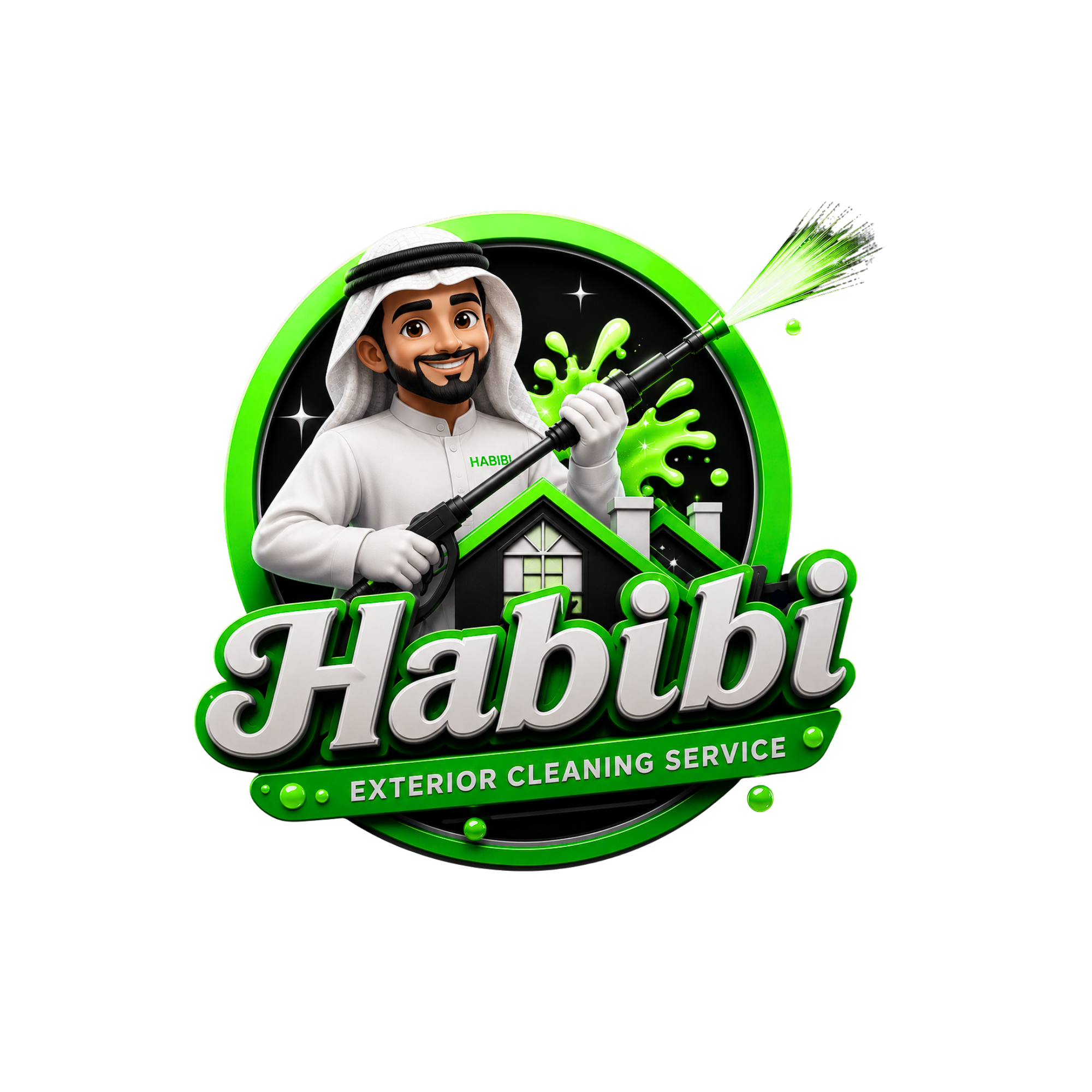 Habibi Exterior Cleaning Services Logo