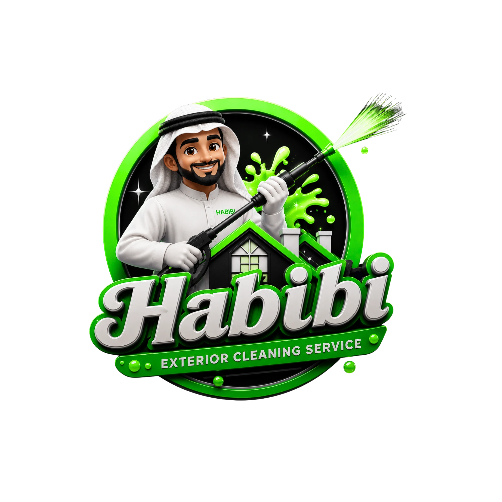 Habibi Exterior Cleaning Services Logo