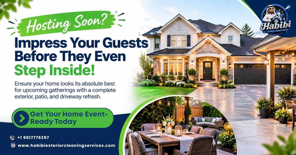 Hosting Soon? Impress Your Guests with a Clean Patio and Driveway