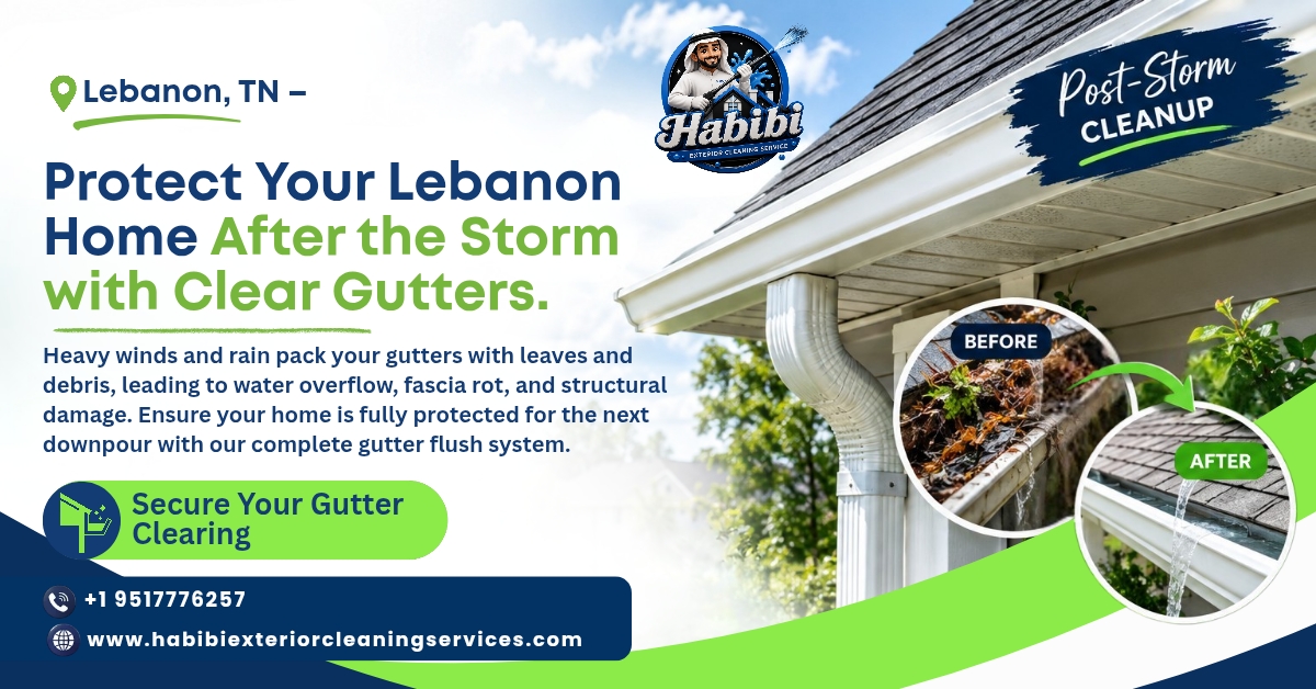 Protect Your Lebanon Home After the Storm with Clear Gutters