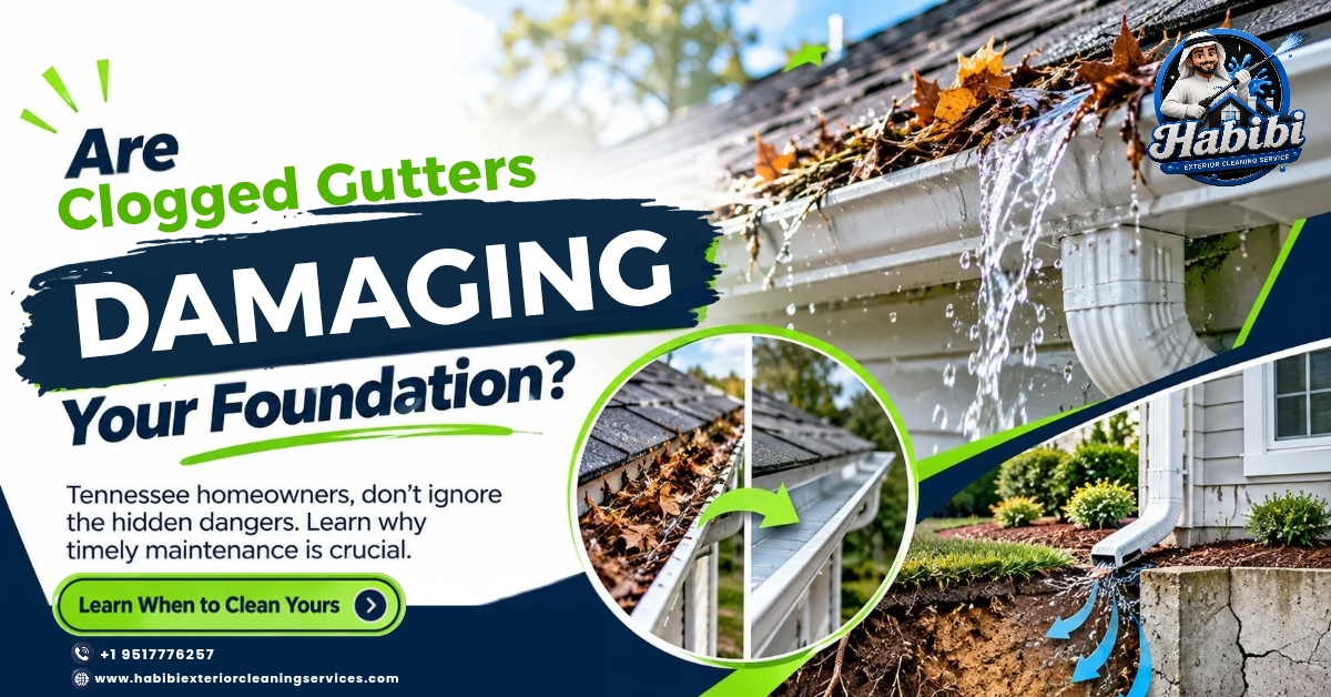 Are Clogged Gutters Damaging Your Foundation?