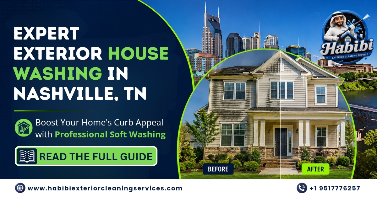 Expert Exterior House Washing in Nashville TN