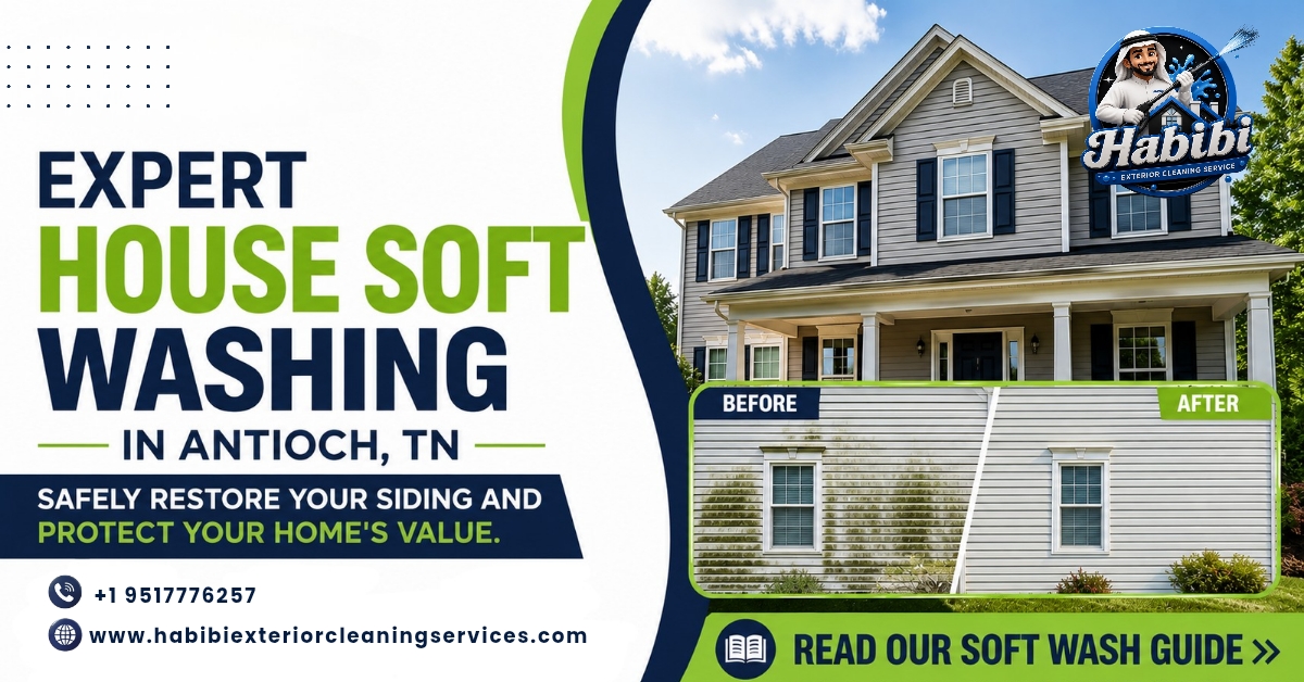 Expert House Soft Washing in Antioch TN