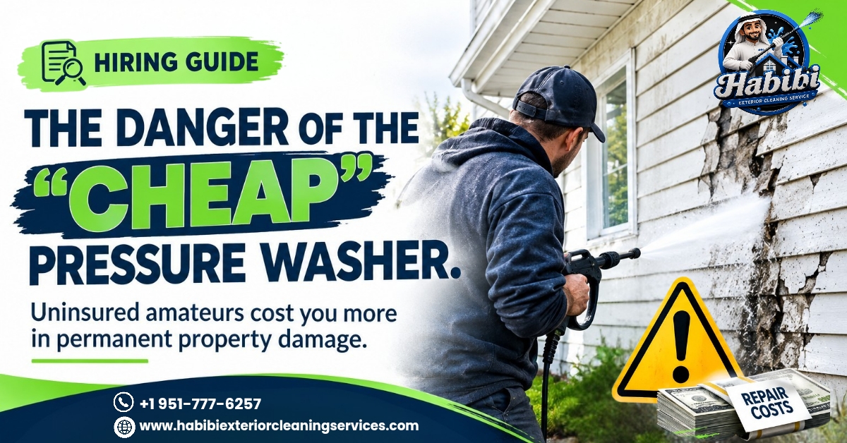 Hiring Guide: The Danger of the "Cheap" Pressure Washer