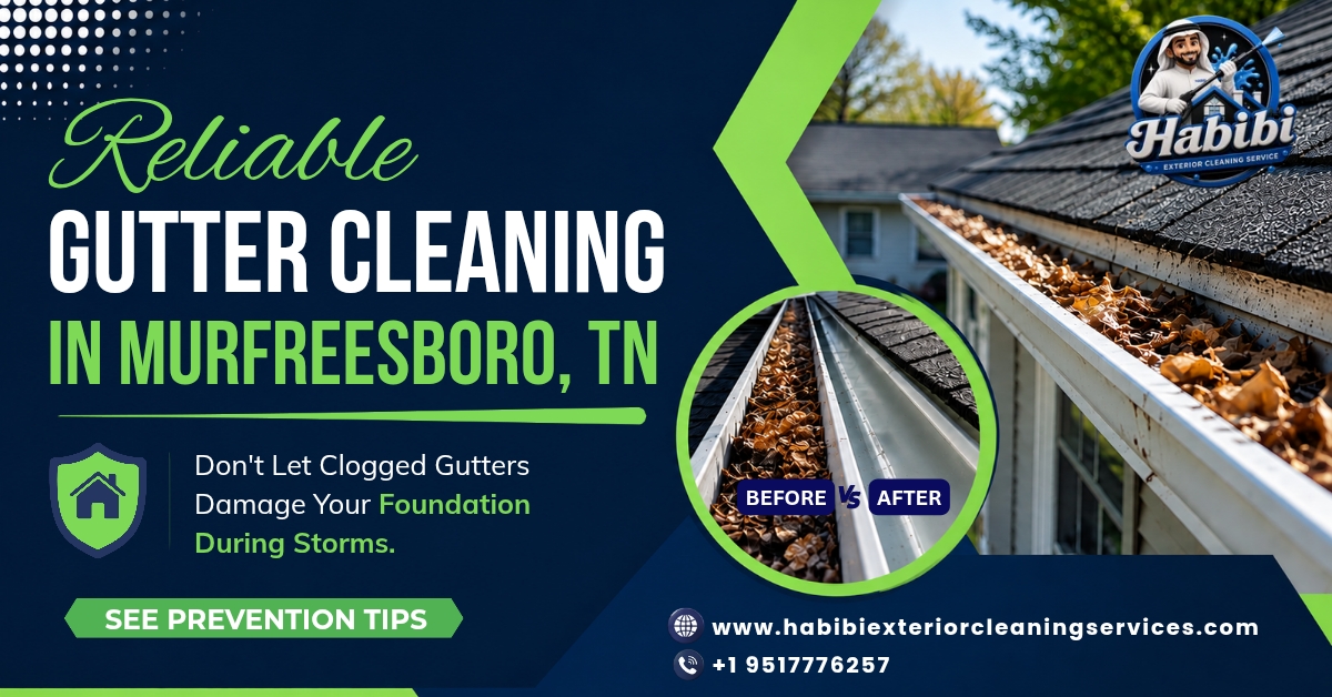 Reliable Gutter Cleaning in Murfreesboro TN