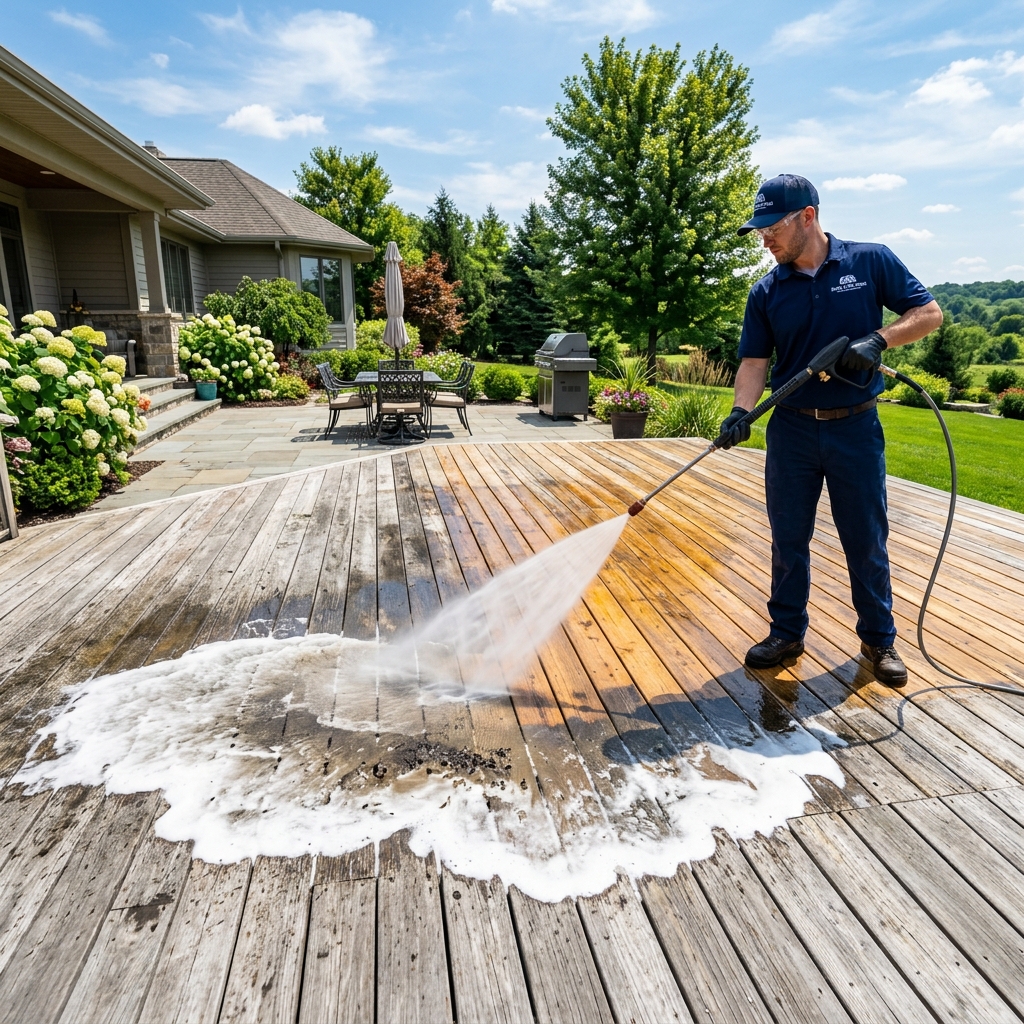 Habibi's Deck Soft Washing Video