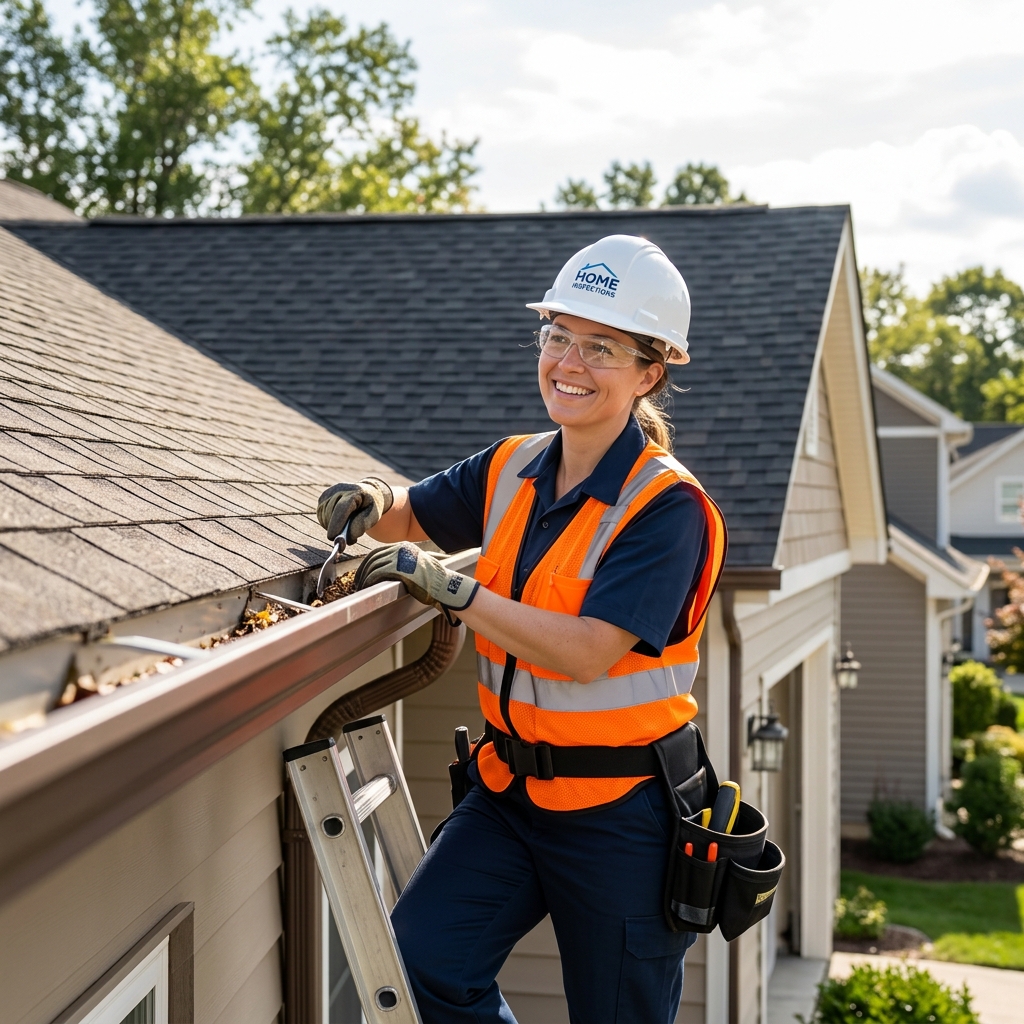 Sleek Gutter Inspection Check